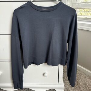 Women's Navy Blue Cropped Top